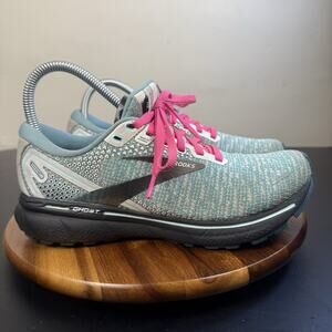 Brooks Ghost 14 Womens Size 7 Running Athletic Shoes Blue